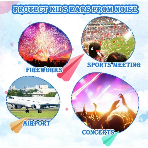 ZOHAN EM030 Kids Ear Protection Safety Ear Muffs - Picture 8 of 14